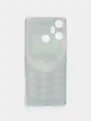 Угольный чехол на Infinix Smart 6 Plus / Инфиникс Смарт 6 Плюс с рисунком, защита камеры