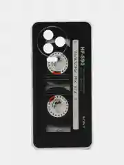 Хром чехол на Infinix Note 12 Pro 4G/Note 12 2023 / Инфиникс Нот 12 2023 прозрачный, с рисунком