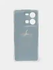 Разноцветный силиконовый чехол на Vivo Y35 / Виво Y35 прозрачный, с рисунком, защита камеры