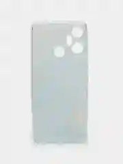 Светло-синий чехол на Infinix Smart 6 Plus / Инфиникс Смарт 6 Плюс с рисунком, защита камеры