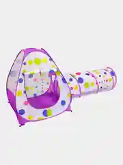 Фиолетовый детская палатка, игровая, 3 в 1, детский игровой комплекс, домик, туннель, сухой бассейн