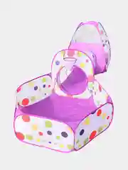 Фиолетовый детская палатка, игровая, 3 в 1, детский игровой комплекс, домик, туннель, сухой бассейн