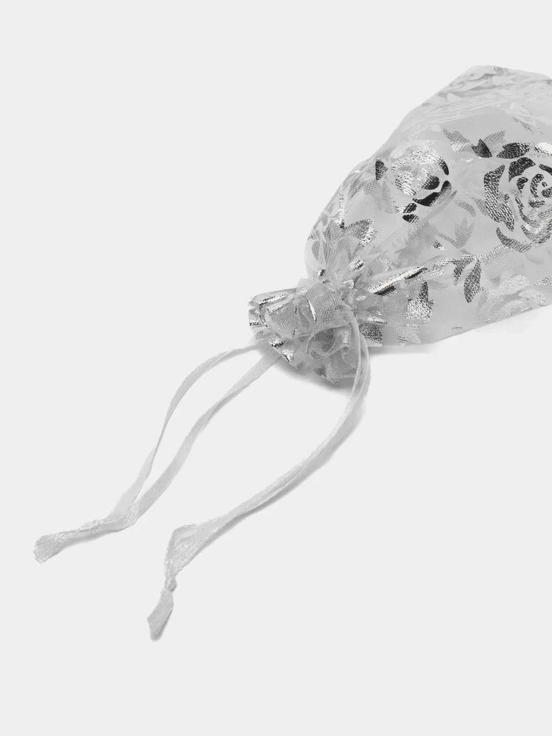 Серебряный мешочки подарочные для украшений, 10 х 12 см