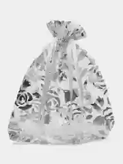 Серебряный мешочки подарочные для украшений, 10 х 12 см