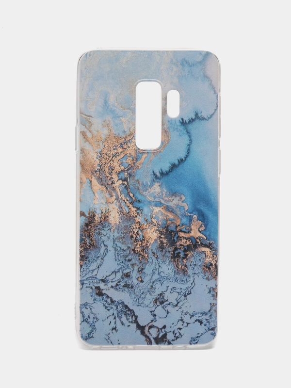 Силиконовый чехол на Samsung Galaxy S9 Plus / Самсунг S9 Plus с рисунком, защита камеры
