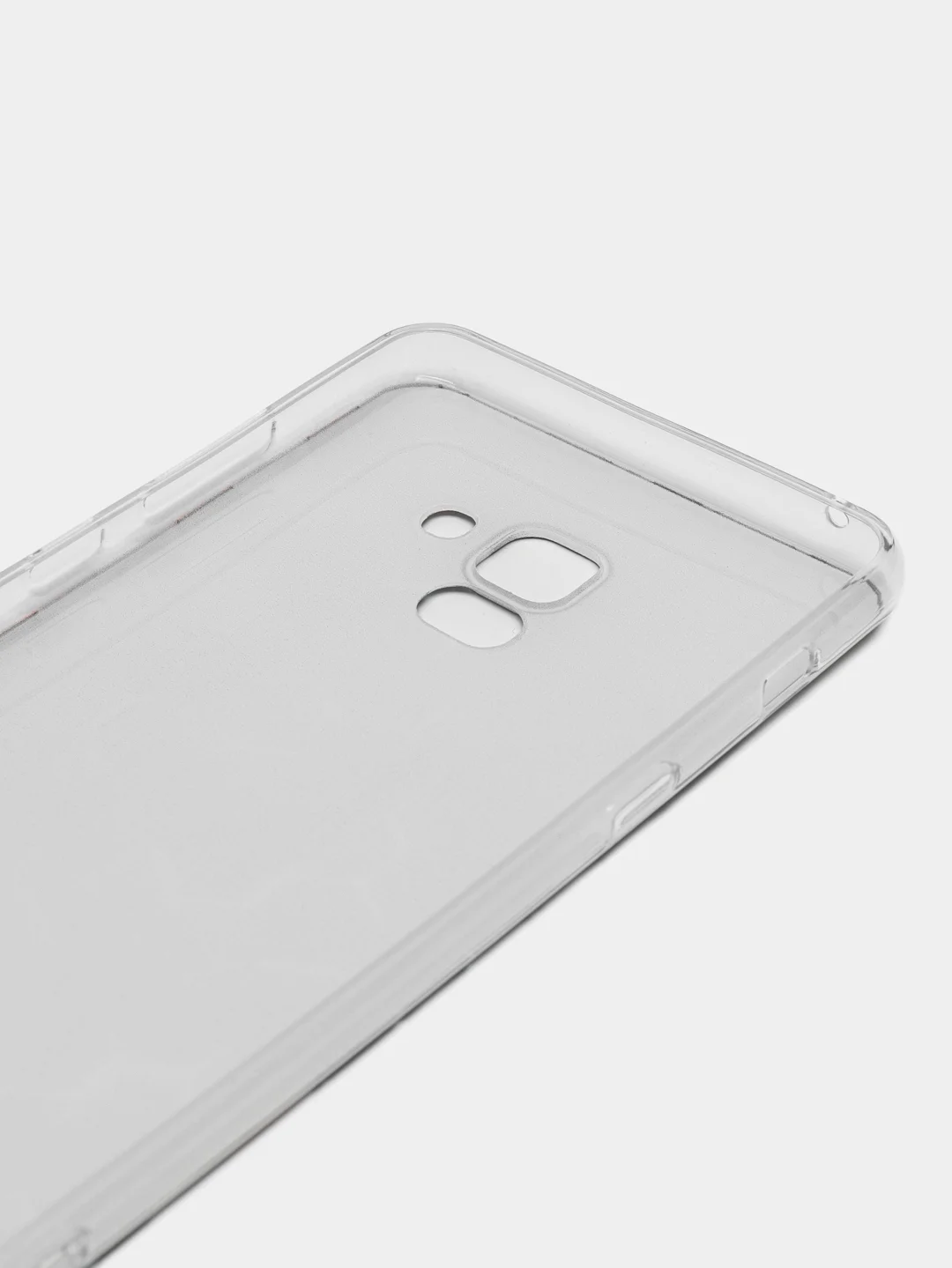 Бирюзовый чехол на Samsung Galaxy A8 Plus 2018 / Самсунг A8 Plus с рисунком, защита камеры