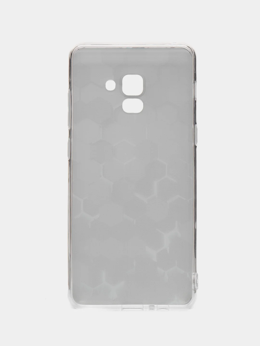 Бирюзовый чехол на Samsung Galaxy A8 Plus 2018 / Самсунг A8 Plus с рисунком, защита камеры