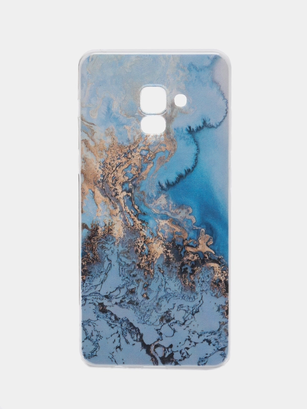 Чехол на Samsung Galaxy A8 Plus 2018 / Самсунг A8 Plus с рисунком, защита камеры