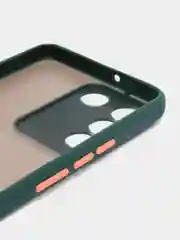 Чехол для Vivo V27e матовый, с цветными бортиками