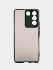 Чехол для Vivo V27e матовый, с цветными бортиками