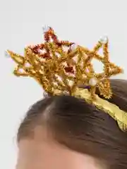 Бронзовый ободок новогодний