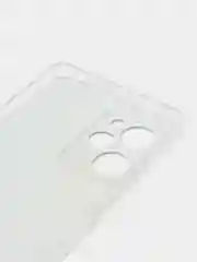 Голубой чехол на Xiaomi Poco X5 Pro 5G / Поко Х5 Про 5G прозрачный, с рисунком, защита камеры