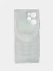 Угольный чехол на Xiaomi Poco X5 Pro 5G / Поко Х5 Про 5G прозрачный, с рисунком, защита камеры