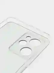 Хром чехол на Xiaomi Poco X5 Pro 5G / Поко Х5 Про 5G прозрачный, с рисунком, защита камеры