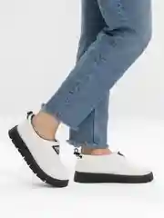 Белый дутики женские, зимние