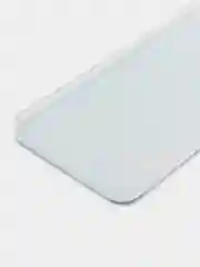 Светло-синий силиконовый чехол на Samsung Galaxy S8 / Самсунг S8 прозрачный, с рисунком, защита камеры