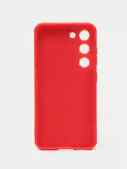 Красный чехол Samsung Galaxy S23, Самсунг Гелакси С23 силиконовый, цветной с мягким подкладом