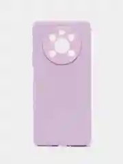 Лавандовый чехол на Honor X9 / X30 5G, Хонор Х9 / Х30 5 Джи силиконовый, цветной с мягким подкладом