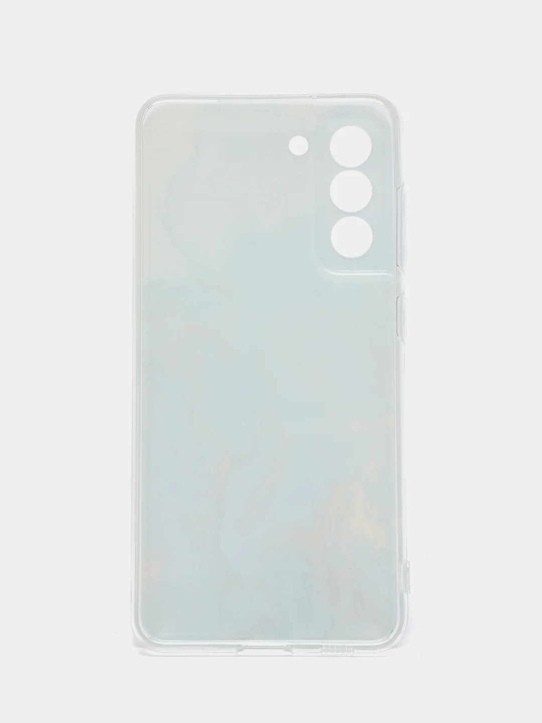 Ледяной силиконовый чехол на Samsung Galaxy S21 FE / Самсунг S21 FE, с рисунком, защита камеры