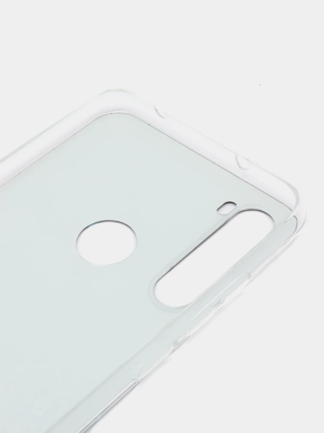 Бирюзовый силиконовый чехол на Xiaomi Redmi Note 8 / Сяоми Редми Нот 8 с рисунком, защита камеры
