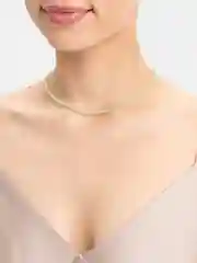 Мятный чокер на шею из ювелирного граненного стекла "Милота"