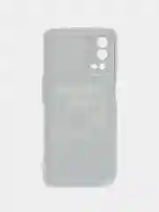 Тёмно-коричневый силиконовый чехол на Oppo A55 4G / Оппо А55 4G прозрачный, с рисунком, защита камеры