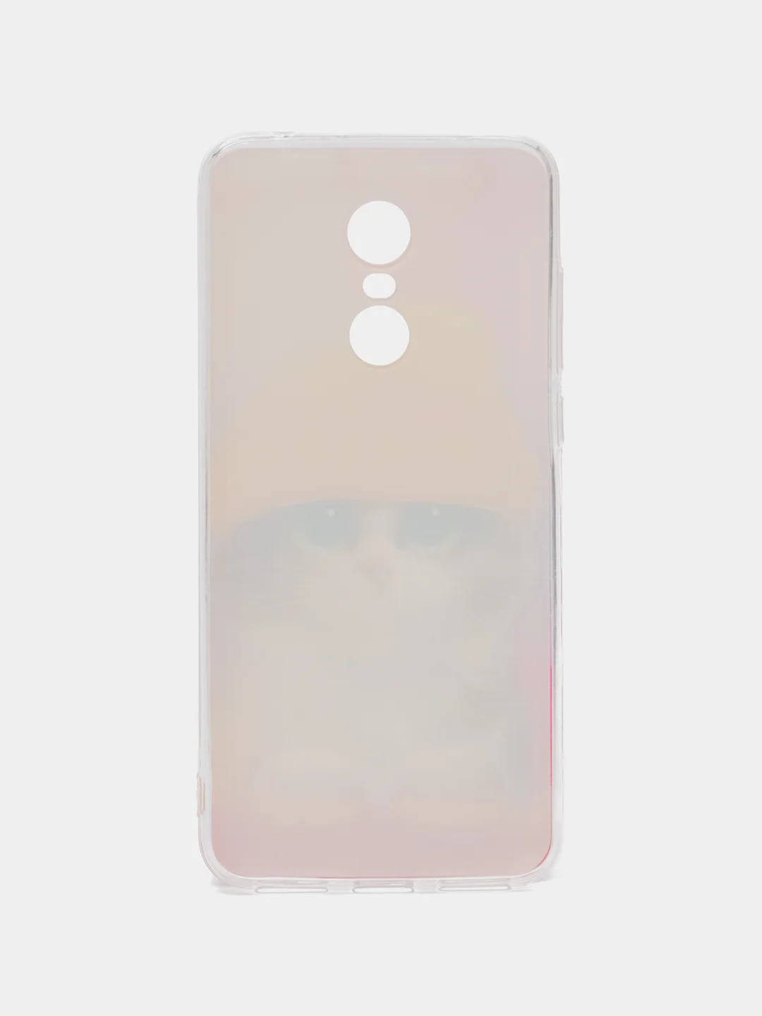 Желтый силиконовый чехол на Xiaomi Redmi 5 Plus / Сяоми Редми 5 Плюс с рисунком, защита камеры