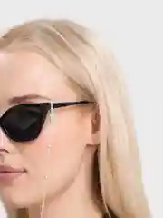 Серебряный цепочка для очков