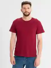 Бордовый футболка мужская