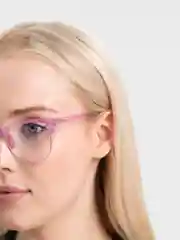 Розовый имиджевые очки