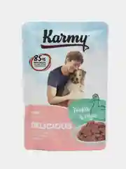 Консервированный корм для привередливых собак KARMY Delicious, утка в соусе, 6 штук