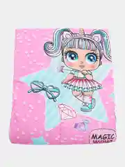 Розовый одеяло детское для новорожденных в кроватку и коляску 100X120 см