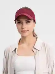 Бордовый кепка-козырек