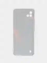 Красный силиконовый чехол на Oppo Realme C11 2021 / Реалми С11 2021 с рисунком, защита камеры