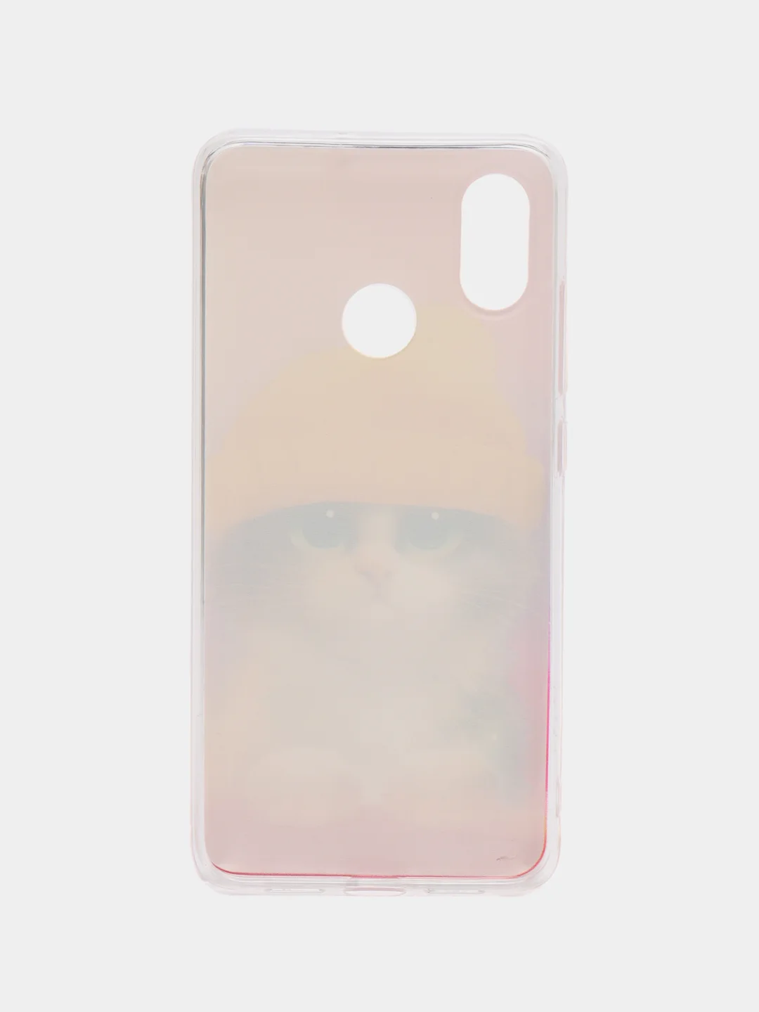 Желтый силиконовый чехол на Xiaomi Mi 8 / Сяоми Ми 8 прозрачный, с рисунком, защита камеры