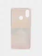 Желтый силиконовый чехол на Xiaomi Mi 8 / Сяоми Ми 8 прозрачный, с рисунком, защита камеры