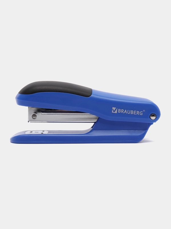 Степлер №24/6, 26/6 BRAUBERG "SX-39", до 25 листов, синий
