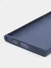 Темно-синий чехол для Samsung Galaxy S22 Ultra (Самсунг Галакси С22 Ультра), силиконовый, матовый
