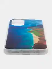 Светло-оранжевый чехол Xiaomi Redmi Note 10 / Redmi Note 10S / Poco M5s, Поко М5с силиконовый с рисунком