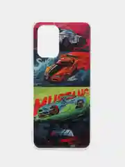 Вишнёвый чехол Xiaomi Redmi Note 10 / Redmi Note 10S / Poco M5s, Поко М5с силиконовый с рисунком