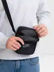 Черный сумка мужская, через плечо