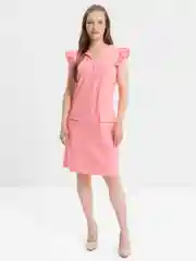 Коралловый платье женское коктейльное
