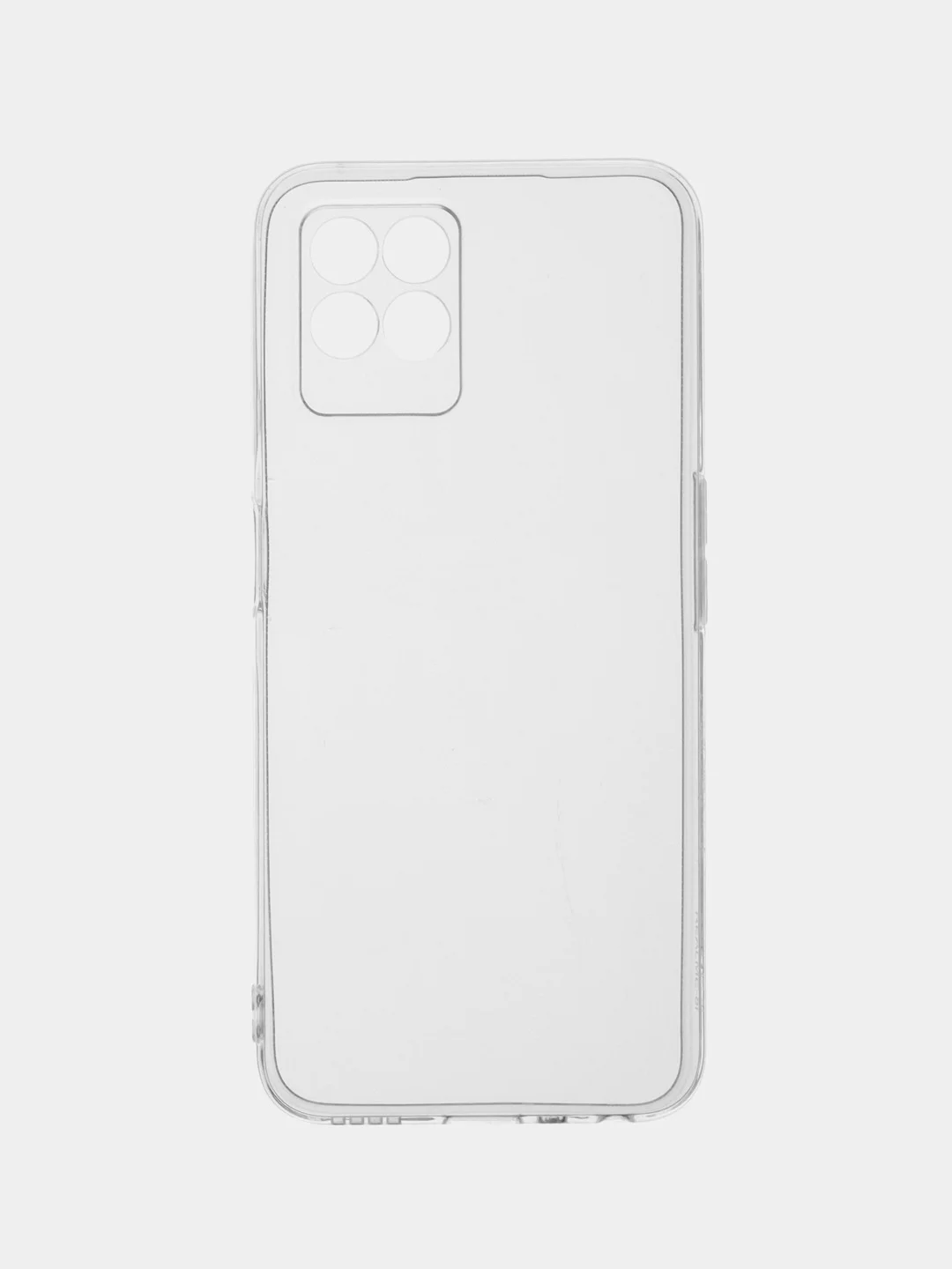 Прозрачный чехол для Realme 8i, Narzo 50 (Реалми 8I, Нарзо 50) силиконовый, матовый