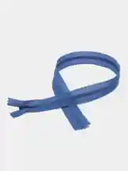 Синий молния Спираль неразъемная, потайная, тип 3, 50 см, 10 шт