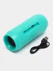 Лазурный портативная беспроводная блютуз колонка Charge mini 2+, c блютуз, FM радио, SD-card
