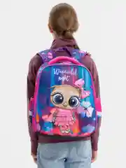 Рюкзак школьный для девочки Brauberg Fit, 2 отделения, Wonderful night, 270616