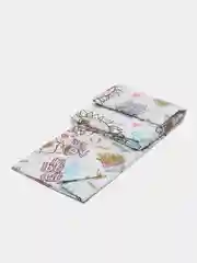 Серебряный комплект постельного белья, подростковое, 1.5-спальный, хлопок, бязь/поплин