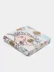 Серебряный комплект постельного белья, подростковое, 1.5-спальный, хлопок, бязь/поплин