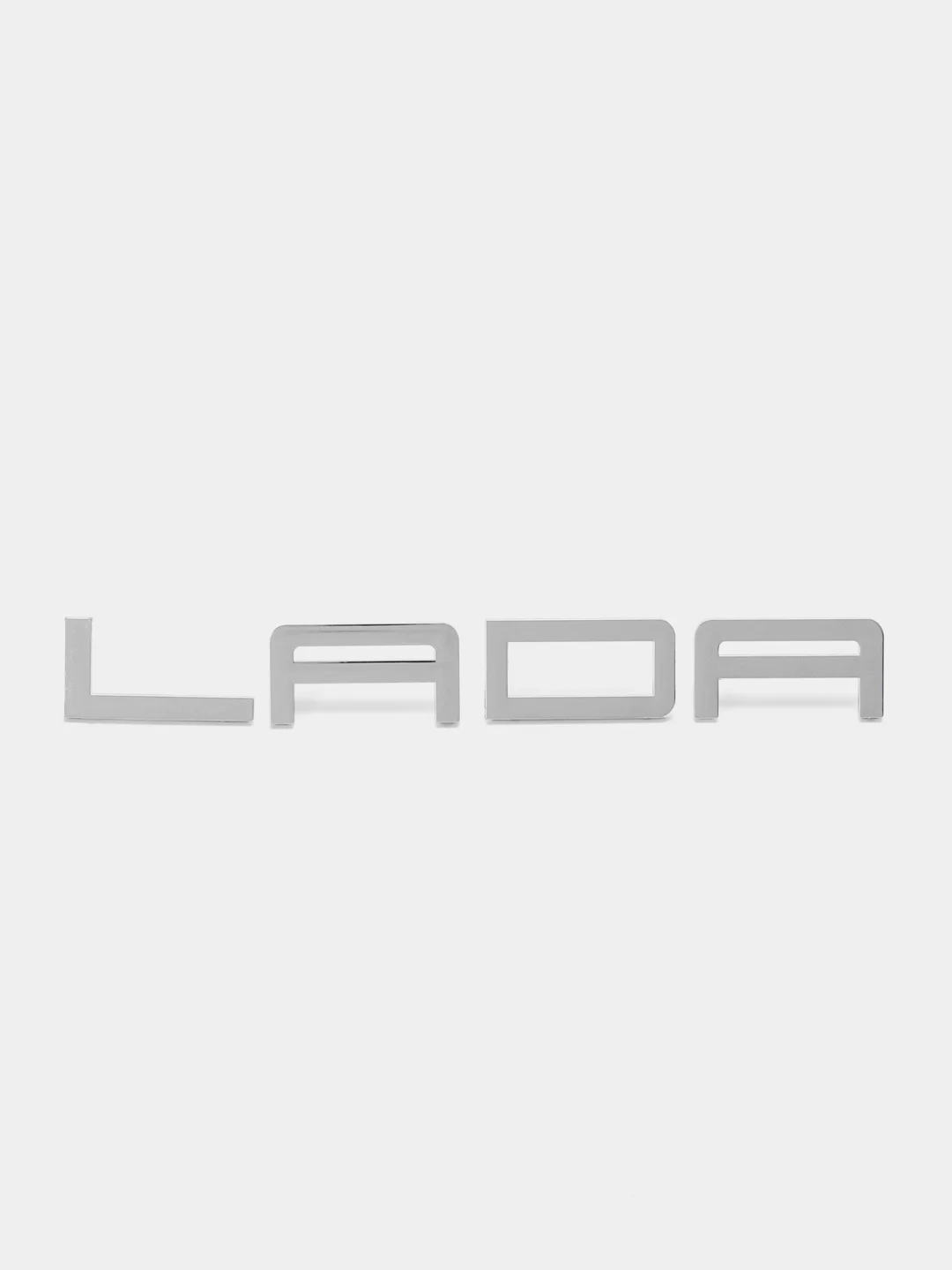 Серый меланж орнамент-шильдик на багажник Lada Granta PRIORA