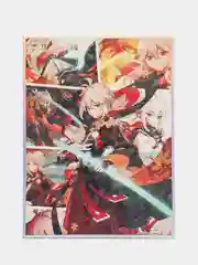 Салатовый карты голографические Genshin Impact